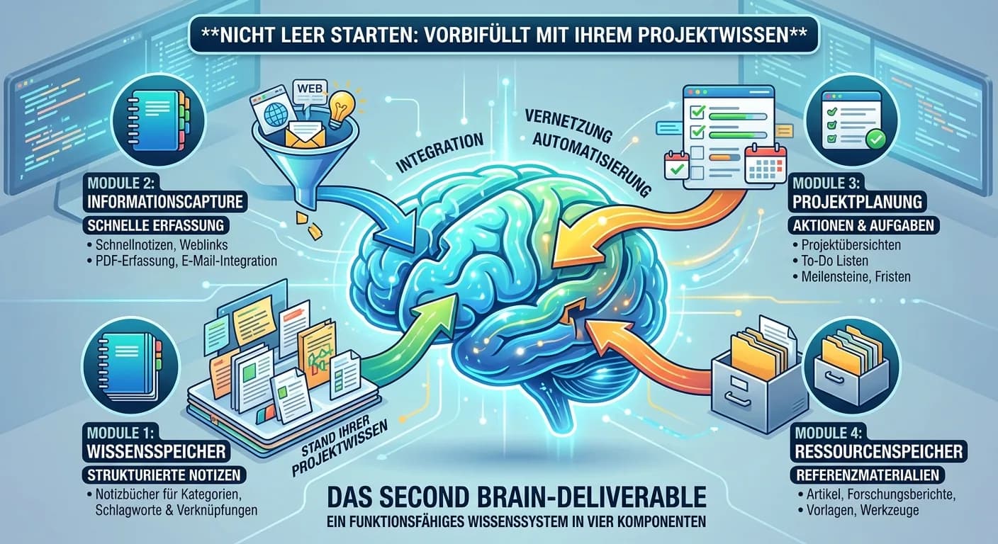 Second Brain — Ihr Wissen wird zum lebenden System